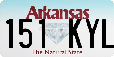 AR license plate 151KYL