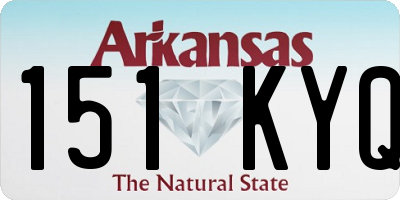 AR license plate 151KYQ