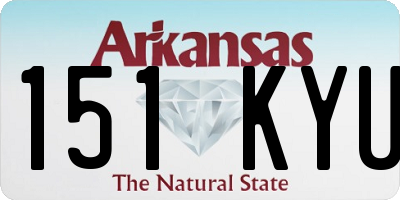 AR license plate 151KYU