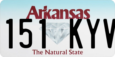 AR license plate 151KYV