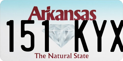 AR license plate 151KYX
