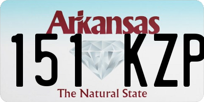 AR license plate 151KZP