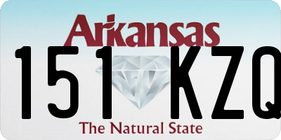 AR license plate 151KZQ