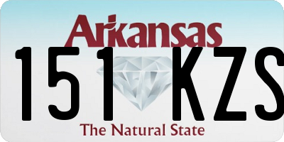 AR license plate 151KZS