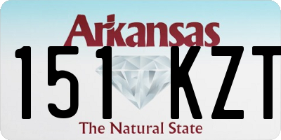 AR license plate 151KZT