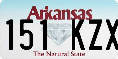 AR license plate 151KZX