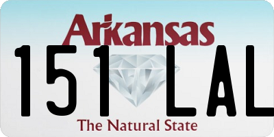 AR license plate 151LAL