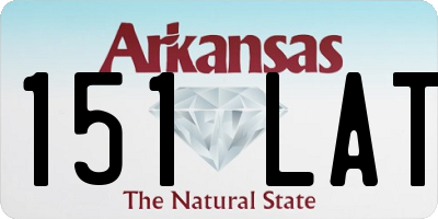 AR license plate 151LAT
