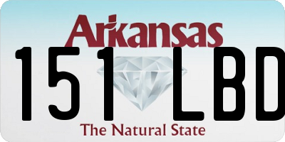 AR license plate 151LBD