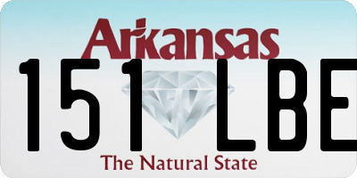 AR license plate 151LBE