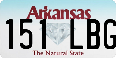 AR license plate 151LBG