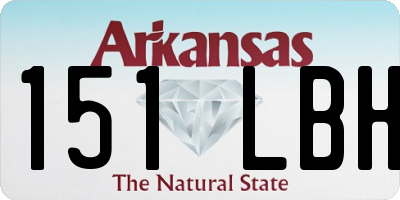AR license plate 151LBH