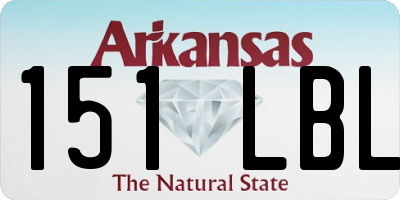 AR license plate 151LBL