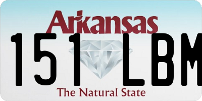 AR license plate 151LBM