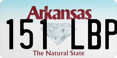 AR license plate 151LBP