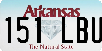 AR license plate 151LBU