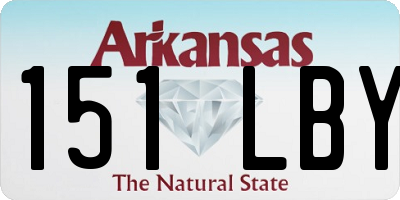 AR license plate 151LBY