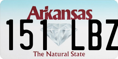AR license plate 151LBZ