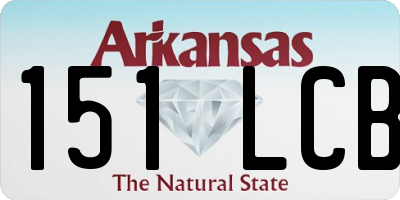 AR license plate 151LCB