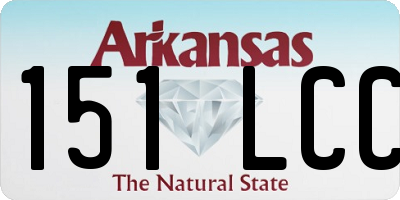 AR license plate 151LCC