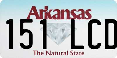 AR license plate 151LCD