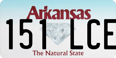 AR license plate 151LCE
