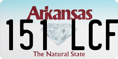 AR license plate 151LCF