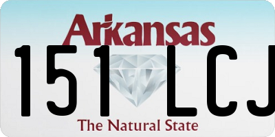 AR license plate 151LCJ