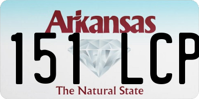 AR license plate 151LCP