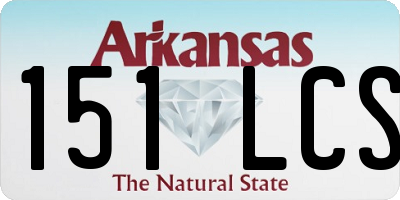 AR license plate 151LCS