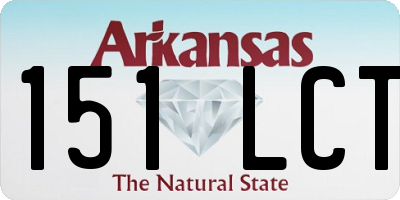 AR license plate 151LCT