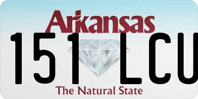 AR license plate 151LCU