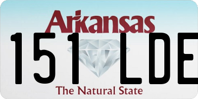 AR license plate 151LDE