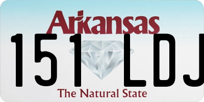 AR license plate 151LDJ