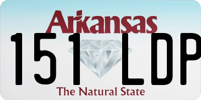 AR license plate 151LDP