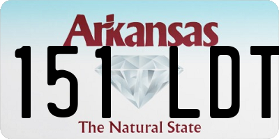 AR license plate 151LDT
