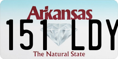 AR license plate 151LDY
