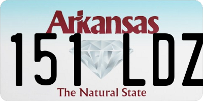 AR license plate 151LDZ