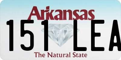 AR license plate 151LEA