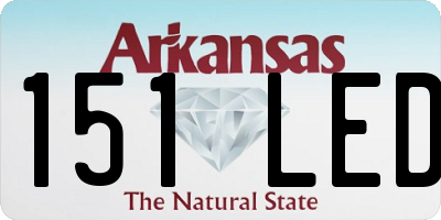 AR license plate 151LED