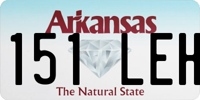 AR license plate 151LEH