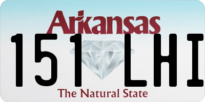 AR license plate 151LHI