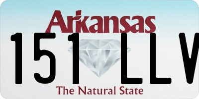 AR license plate 151LLV