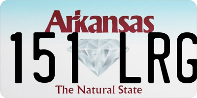 AR license plate 151LRG