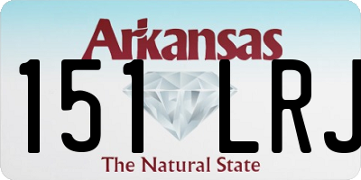 AR license plate 151LRJ
