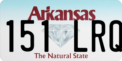 AR license plate 151LRQ