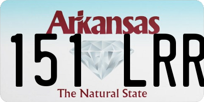 AR license plate 151LRR