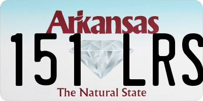 AR license plate 151LRS