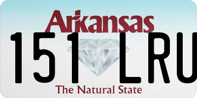 AR license plate 151LRU