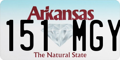 AR license plate 151MGY